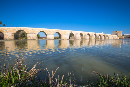 Bridge at Cordoba Spain - nature and architecture backgroundのeditorial素材