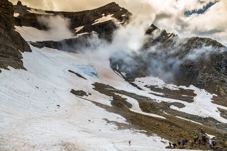 Landscape in the Pyrenees National Parkの写真素材