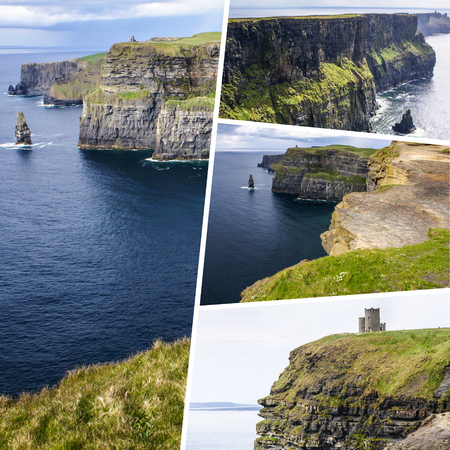 Collage of Ireland images (my photos)の写真素材