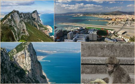 Collage of Gibraltar (my photos)の写真素材