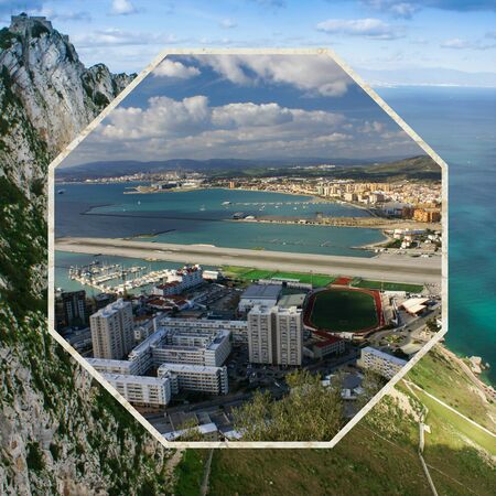 Collage of Gibraltar (my photos)の写真素材