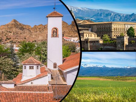 Collage of Granada, Spainの写真素材
