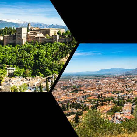 Collage of Granada, Spain