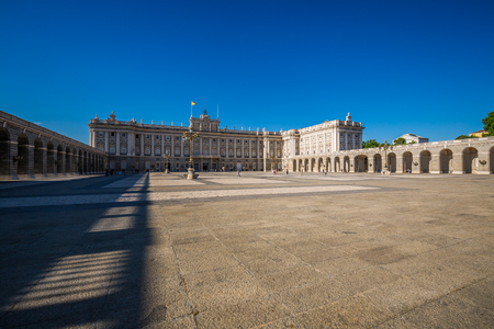 Palacio Real - Spanish Royal palace in Madridのeditorial素材