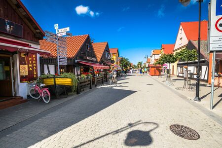 Hel,Poland-September 7,2016:Hel - polish cityのeditorial素材