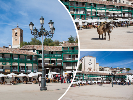 Collage of Chinchon Spainのeditorial素材