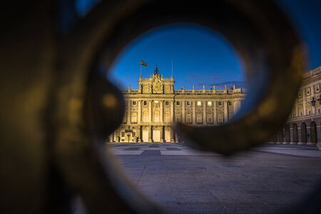 Royal Palace ,Famous monument of the city of madridの写真素材