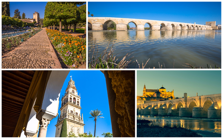 Collage of Cordoba Spain.の写真素材