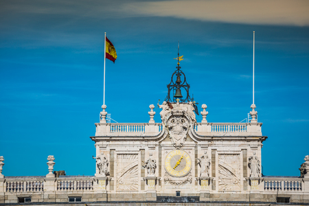 Royal Palace of Madrid is the official residence of the Spanish Royal Family at the city of Madrid, Spainのeditorial素材