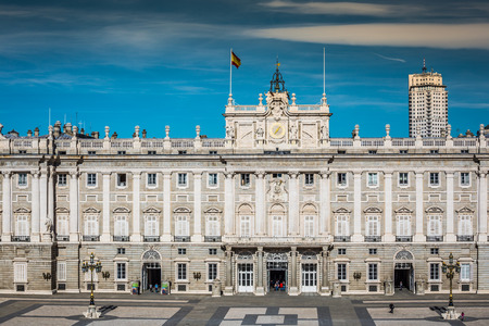 Royal Palace of Madrid is the official residence of the Spanish Royal Family at the city of Madrid, Spainのeditorial素材