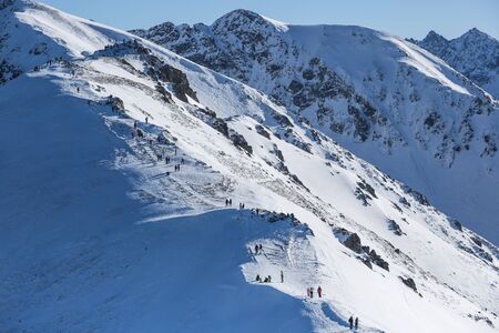 Winter mountain in Poland from Tatras - Kasprowy Wierch