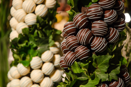 Decoration for weddings, chocolatesの写真素材