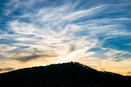 Sunset moment at Horseshoe bend Grand Canyon National Park. Colorado River. famous view point.の写真素材