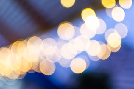 Night city street lights bokeh backgroundの写真素材