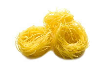 makaronis isolated on a white backgroundの写真素材