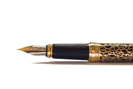 pen isolated on the white backgroundの写真素材