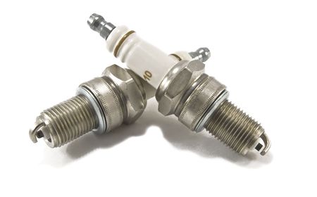 Spark plug isolated on a white background