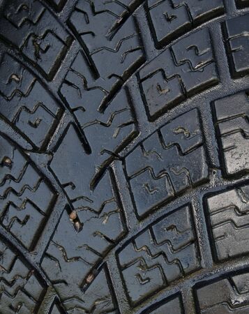 Brand new, high performance summer tire. Close up