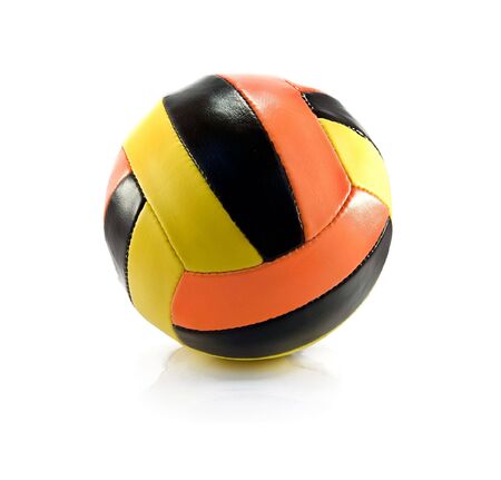 volleyball isolated on a white backgroundの写真素材