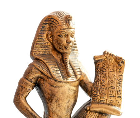 old Egyptian pharaoh Statueの写真素材