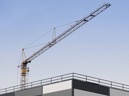 Ð¡onstruction of a residential high-rise buildingの写真素材