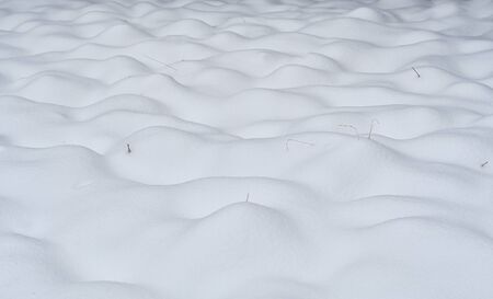 Winter background with deep snowdrifts for designの写真素材