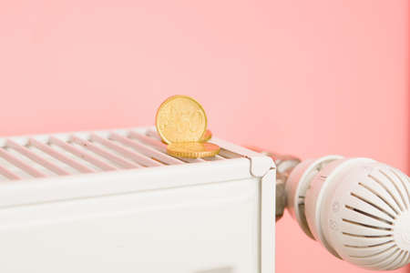 heat regulator of radiatorの写真素材