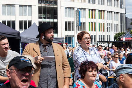 Ruhr-CSD Essen, Christopher Street Day in Essen "50 Years of Stonewall" August 9 & 10, 2019のeditorial素材