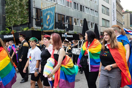 Ruhr-CSD Essen, Christopher Street Day in Essen "50 Years of Stonewall" August 9 & 10, 2019のeditorial素材