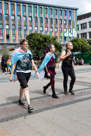 Ruhr-CSD Essen, Christopher Street Day in Essen "50 Years of Stonewall" August 9 & 10, 2019のeditorial素材