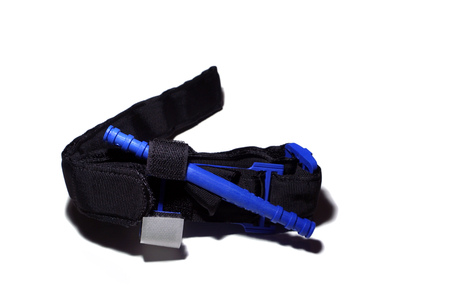 Medical tourniquet for stopping blood during first aid medical helpの写真素材
