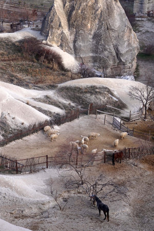 Turkey. Cappadocia. Goreme (Gereme) open air museumの写真素材