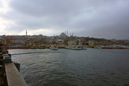 Mosque in Istanbul, Turkey city viewの写真素材