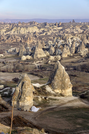 Turkey. Cappadocia. Goreme (Gereme) open air museumの写真素材