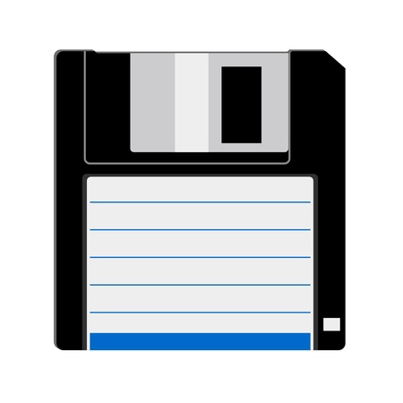 Floppy diskのイラスト素材
