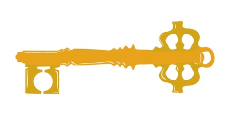 Vintage keyのイラスト素材