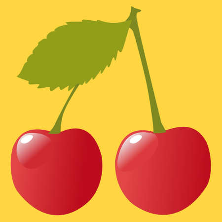 Background of cherriesのイラスト素材