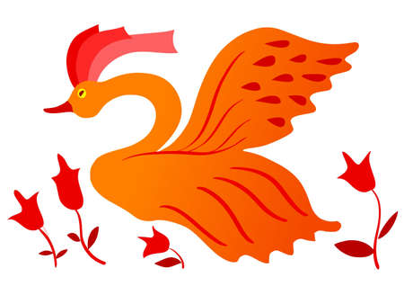 Abstract flowers backgroundのイラスト素材