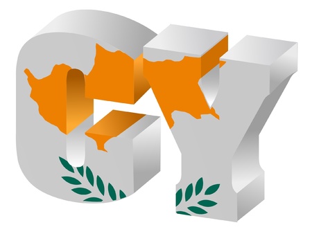 vector Internet top-level domain of Cyprusのイラスト素材