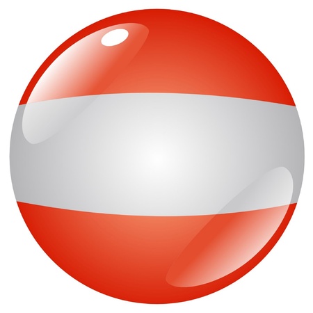 button in colours of Austriaのイラスト素材