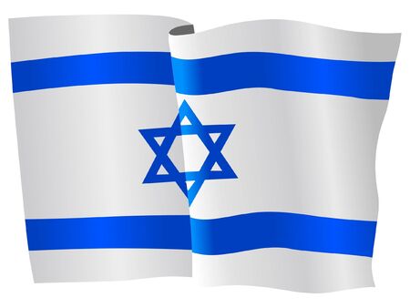 flag of Israelのイラスト素材