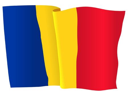flag of Romaniaのイラスト素材