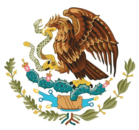 Coat of arms of Mexicoのイラスト素材