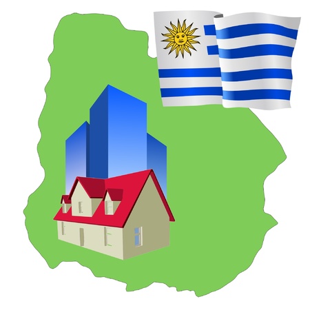 hotel in Uruguayのイラスト素材