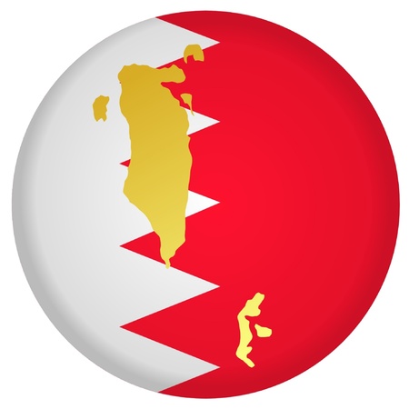 button in national colours of Qatarのイラスト素材