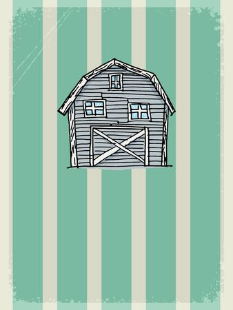 vintage, grunge background with rural motiveのイラスト素材