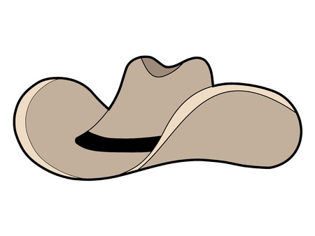 vector illustration of  cowboy hatのイラスト素材