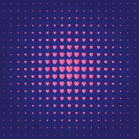 Hearts pattern background, can be used for celebrations, wedding invitation, mothers day and valentines day, Vector illustrationのイラスト素材