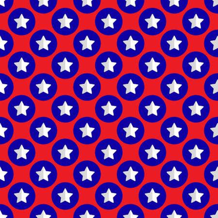 Vector image, Star seamless pattern backgroundのイラスト素材