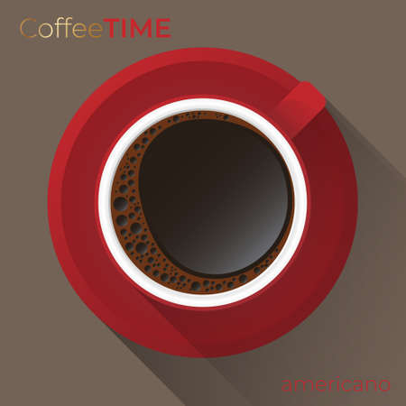 Coffee time, Coffee Poster Template Design.のイラスト素材